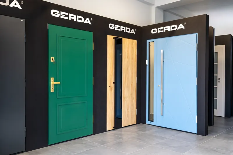 Ekspozycja drzwi zewnętrznych Gerda w salonie